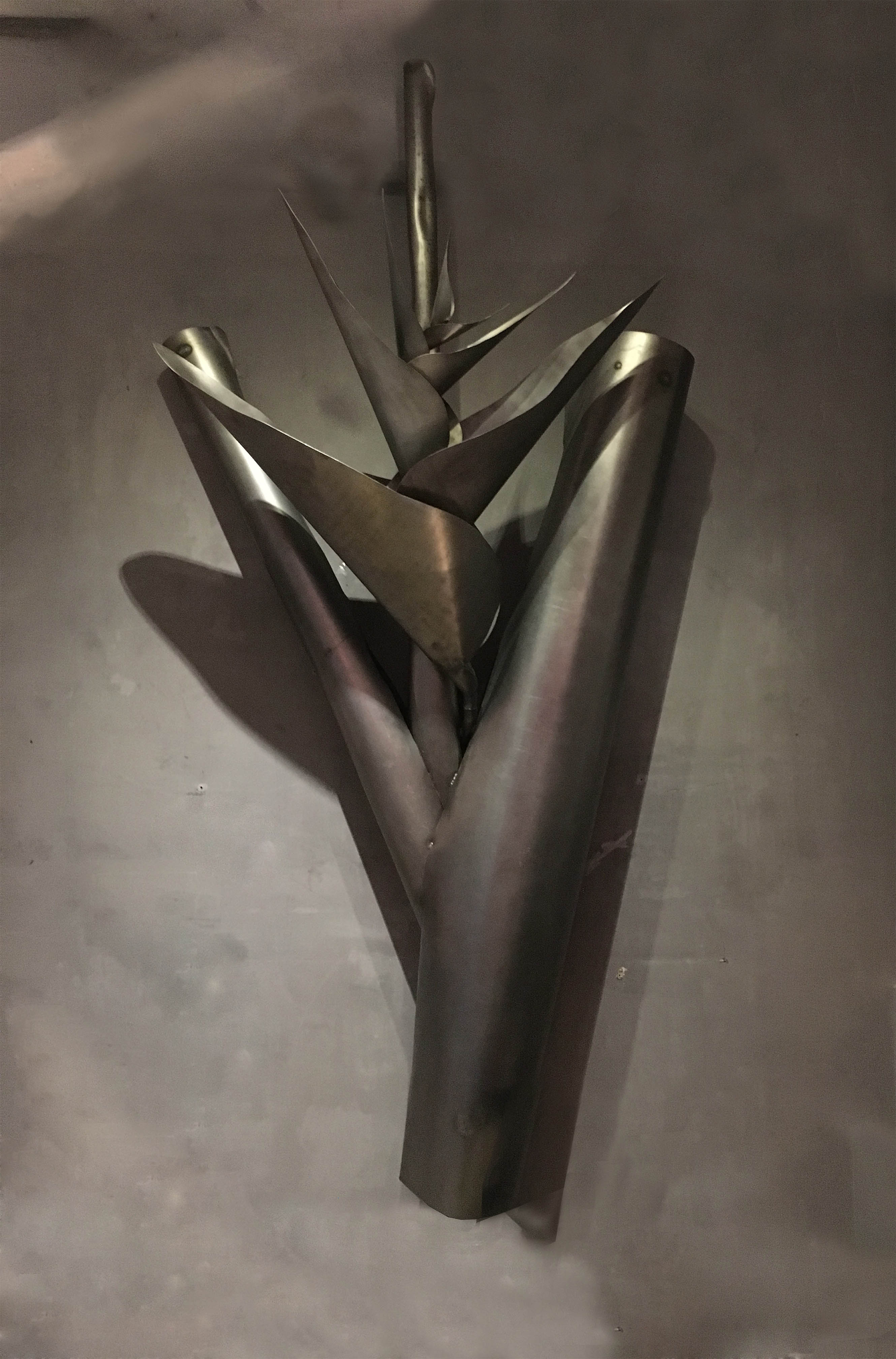 Heliconia in Black Steel